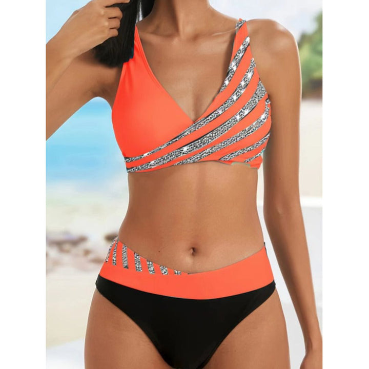 Eileen - Ensemble de Bikini Rayé Raffiné