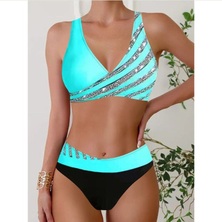 Eileen - Ensemble de Bikini Rayé Raffiné