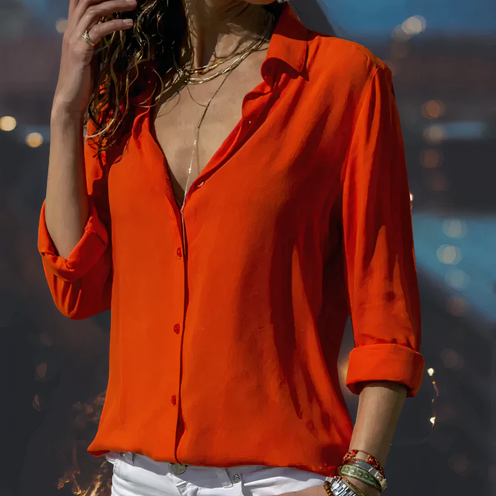 DELACROIX | Blouse en Chiffon Élégante Yasmine