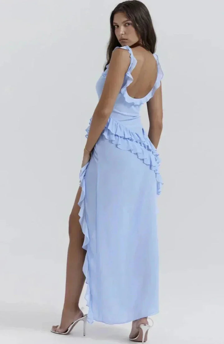 Lenoir™ | Robe élégante avec jambes ouvertes