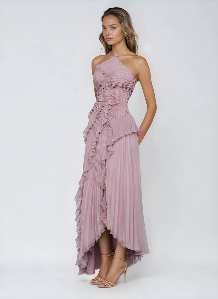 Melisa | Robe Lavande Édition Limitée avec Volants