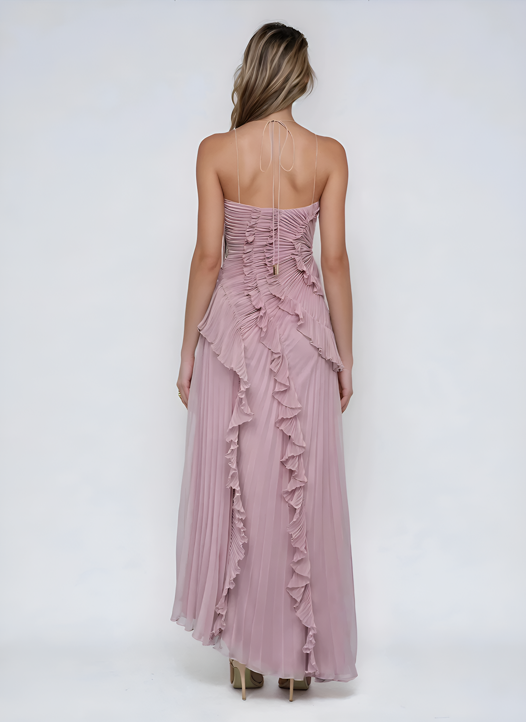 Melisa | Robe Lavande Édition Limitée avec Volants