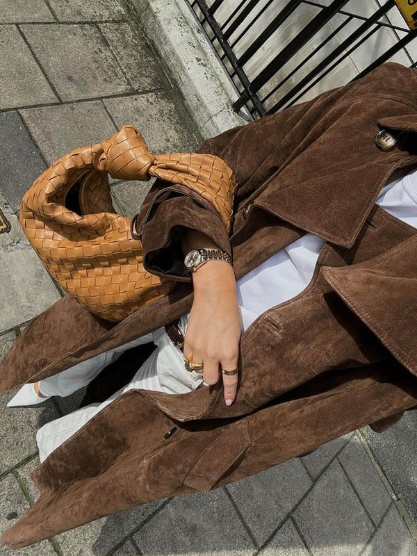DELACROIX | LE TRENCH CHIC EN DAIM DOUX