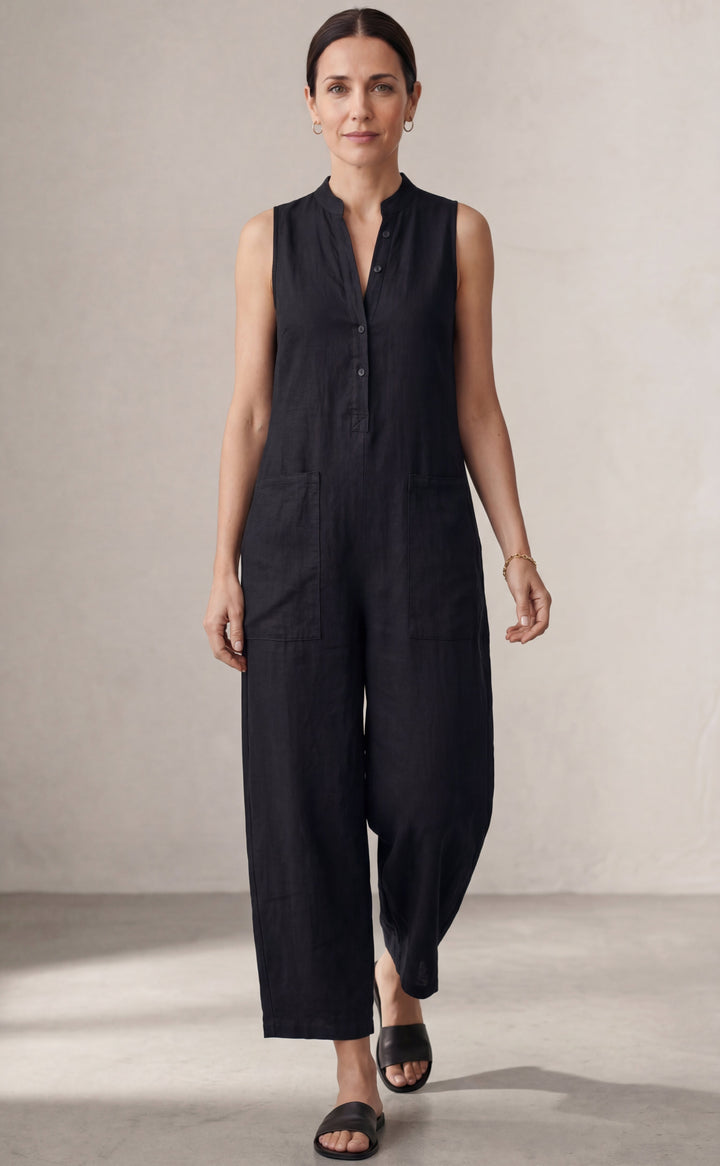 Claudia | Combinaison en Lin Minimaliste