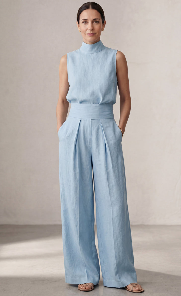 MARIA | ENSEMBLE EN LIN MINIMALISTE