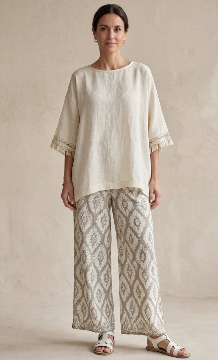 Ilaria — Haut Élégant et Pantalon Décontracté