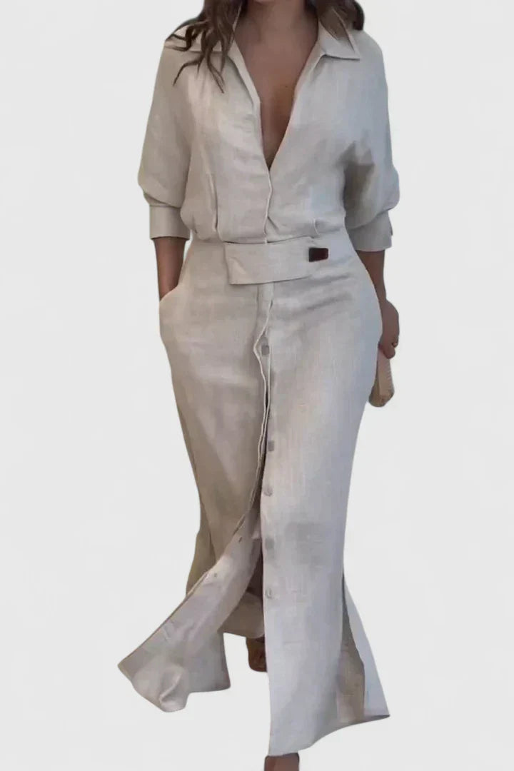 Monique | Robe Maxi Élégante