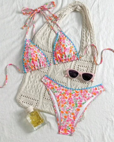 Cheryl - Bikini à lacets vibrants