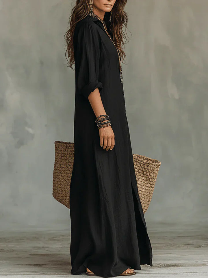WILLOW | Robe Maxi Effortless Silhouette Flatteuse Polyvalente pour un Usage Quotidien