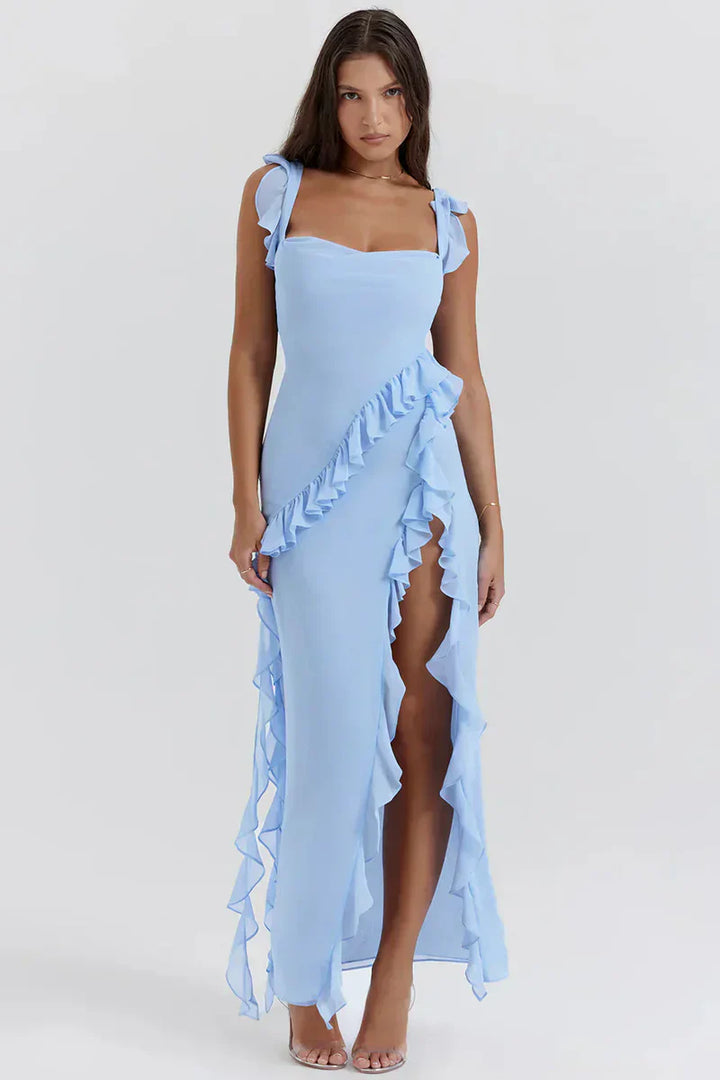 Lenoir™ | Robe élégante avec jambes ouvertes