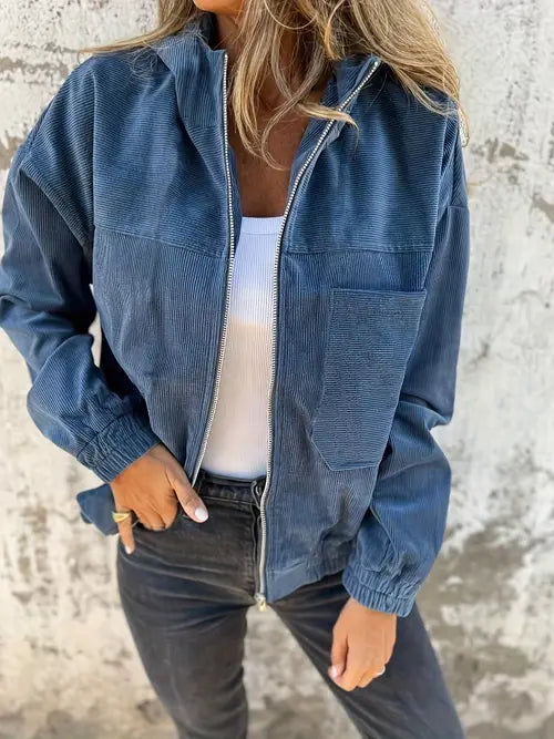 DELACROIX | Veste décontractée en velours côtelé pour femme
