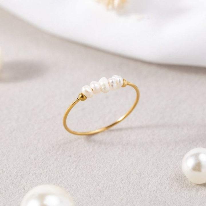 DELACROIX | BAGUE CLASSIQUE AVEC PERLE D’EAU DOUCE