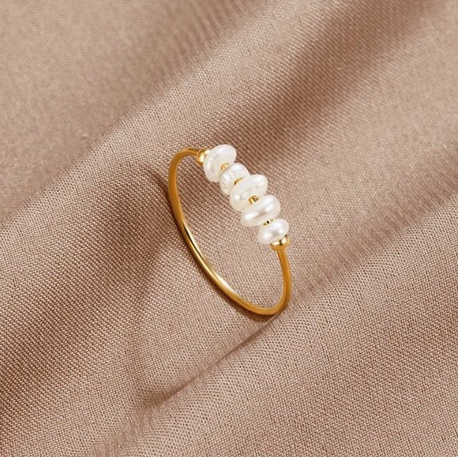 DELACROIX | BAGUE CLASSIQUE AVEC PERLE D’EAU DOUCE