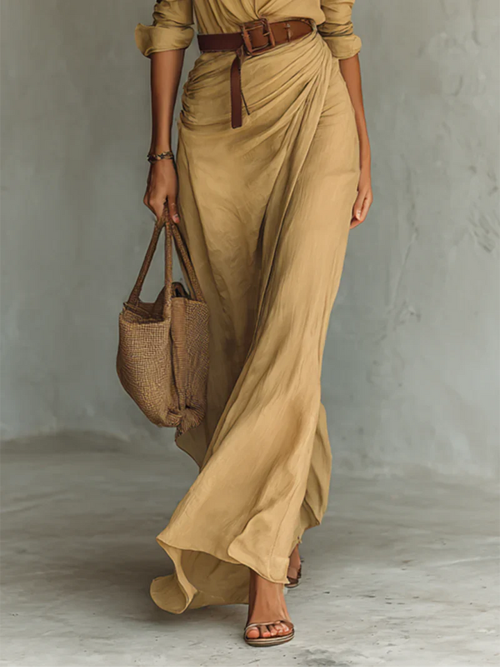 VICTORIA | Robe longue décontractée