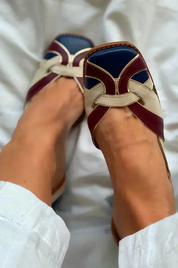 Vynelle | Ballerines Slip-On Tricolores