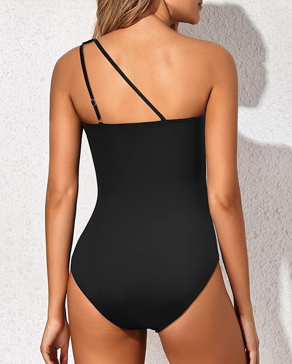 Pamela - Maillot de bain tropical à une épaule