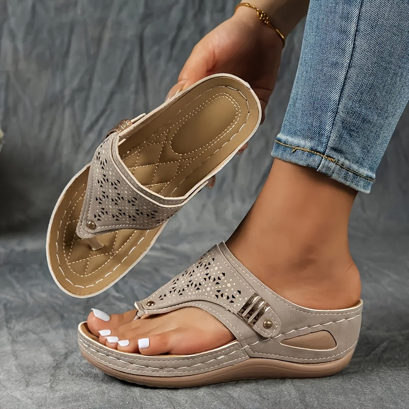 Sophia | Sandales à Talon Wedge Confort