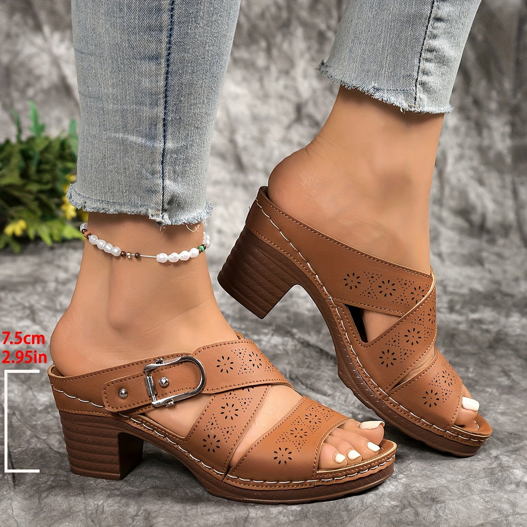 Luna | Sandales Wedge Confort