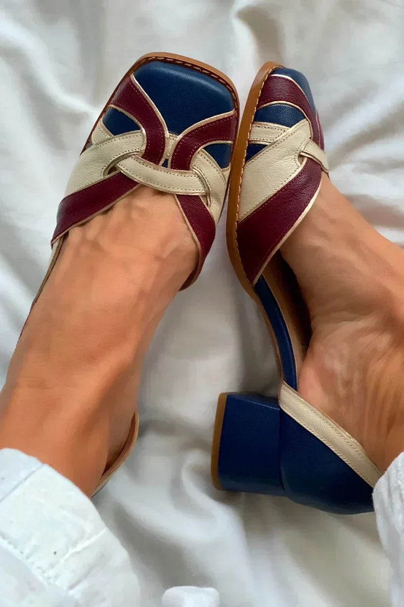 Vynelle | Ballerines Slip-On Tricolores