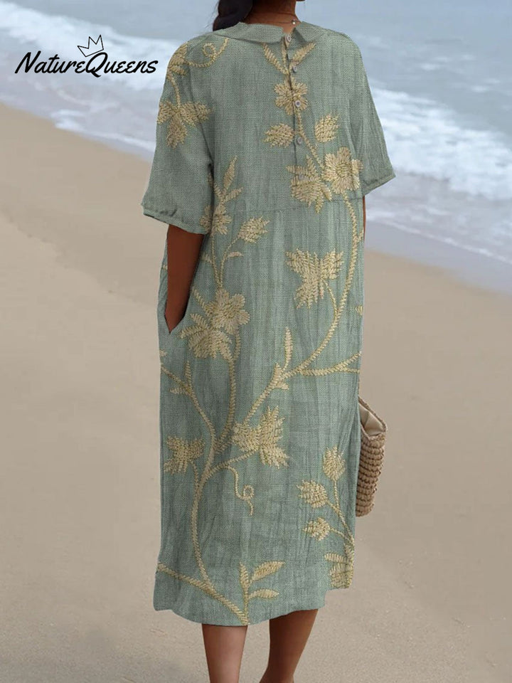 Merel - Robe Vintage à Fleurs
