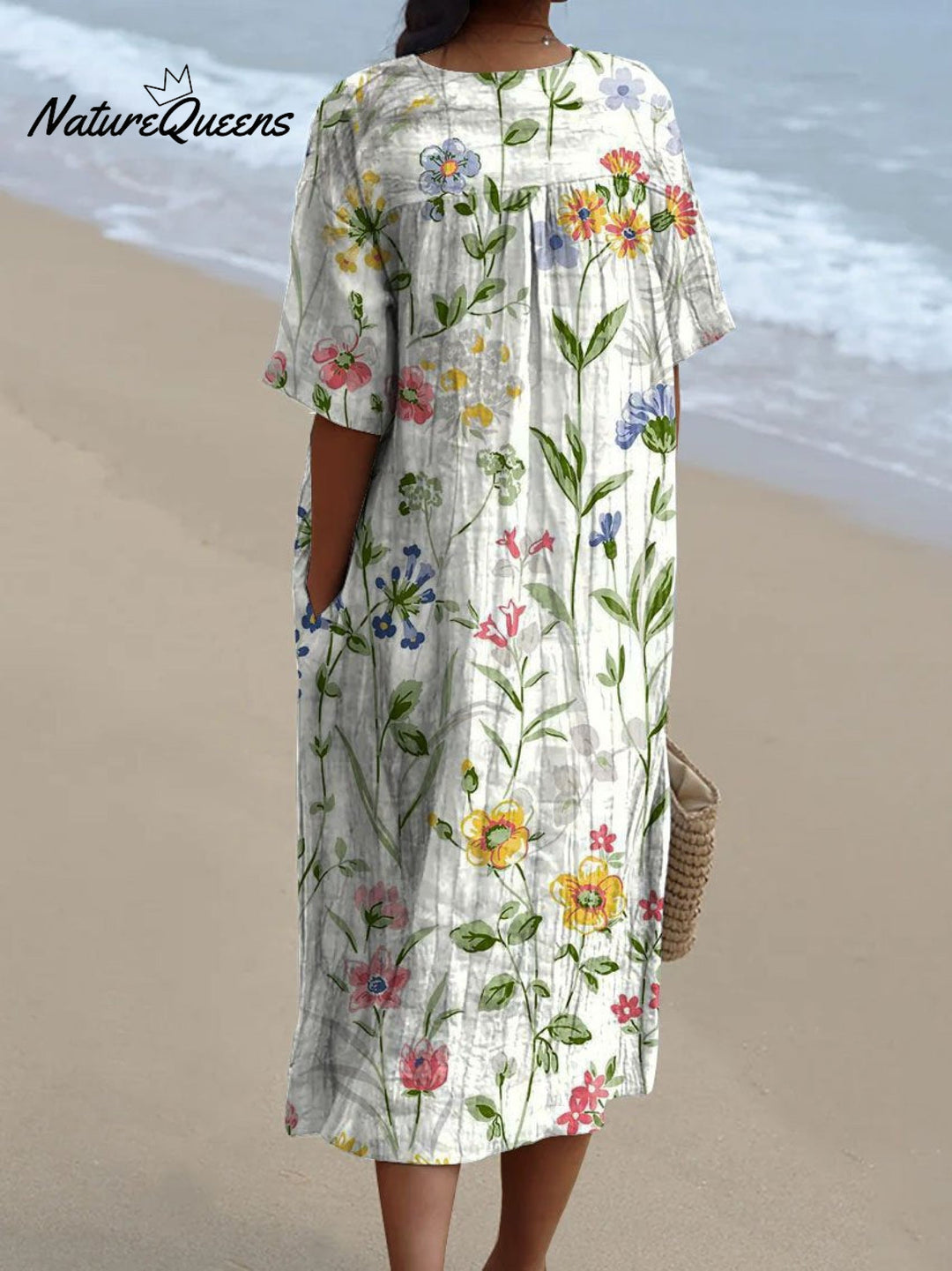 Amira – Robe Vintage à Fleurs