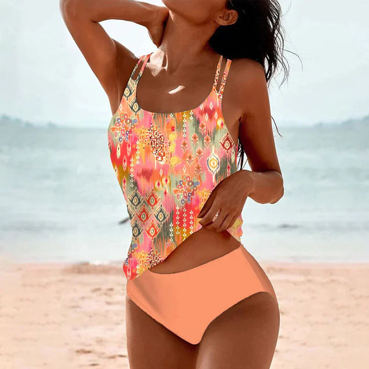 Estelle - Ensemble de bain imprimé côtier