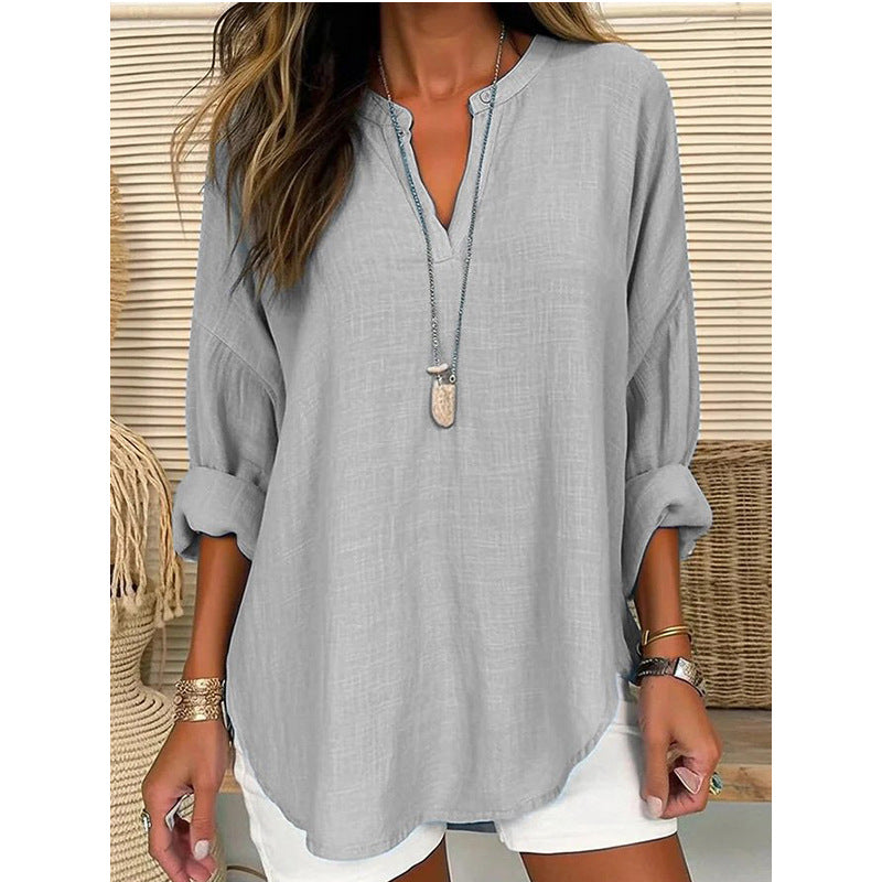 DELACROIX | Blouse Chic Col V Alicia