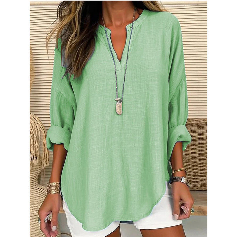 DELACROIX | Blouse Chic Col V Alicia