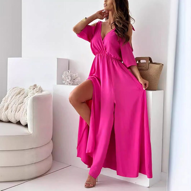 Olivia™ | Robe Maxi Élégante avec Fente