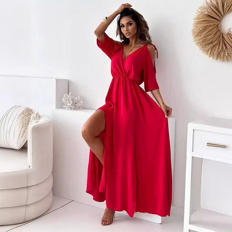Olivia™ | Robe Maxi Élégante avec Fente