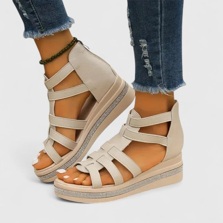 Kendall | Sandales Orthopédiques en Strass