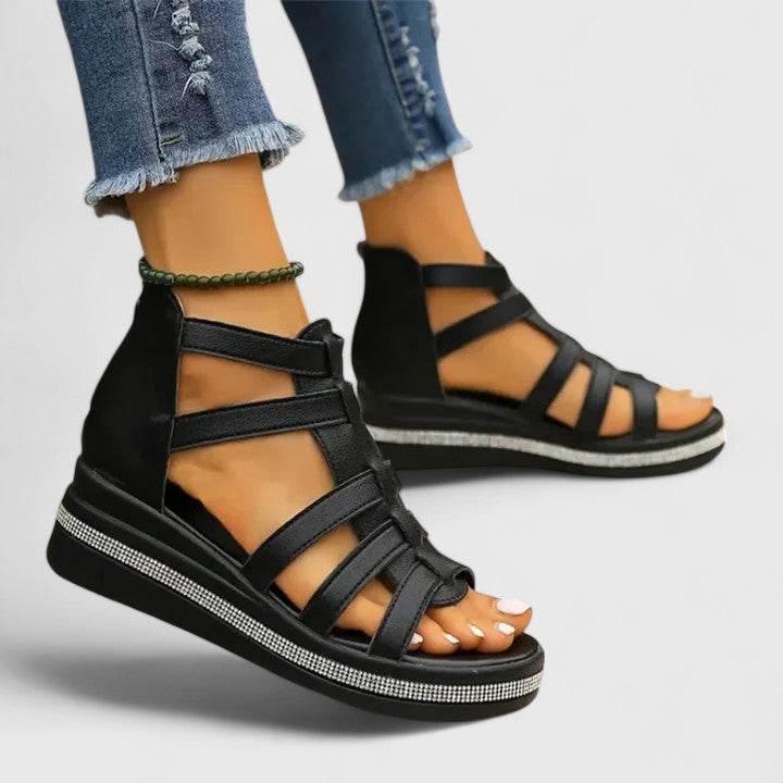 Kendall | Sandales Orthopédiques en Strass