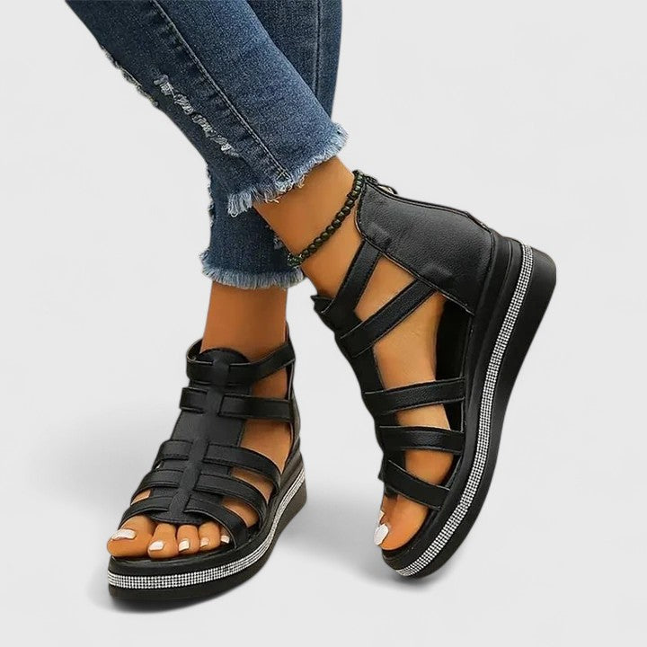 Kendall | Sandales Orthopédiques en Strass
