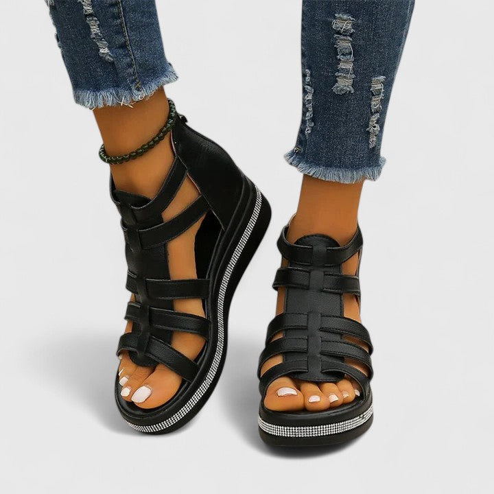 Kendall | Sandales Orthopédiques en Strass