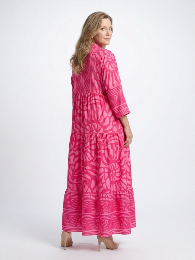 DELACROIX | Marielle Midi Button Dress