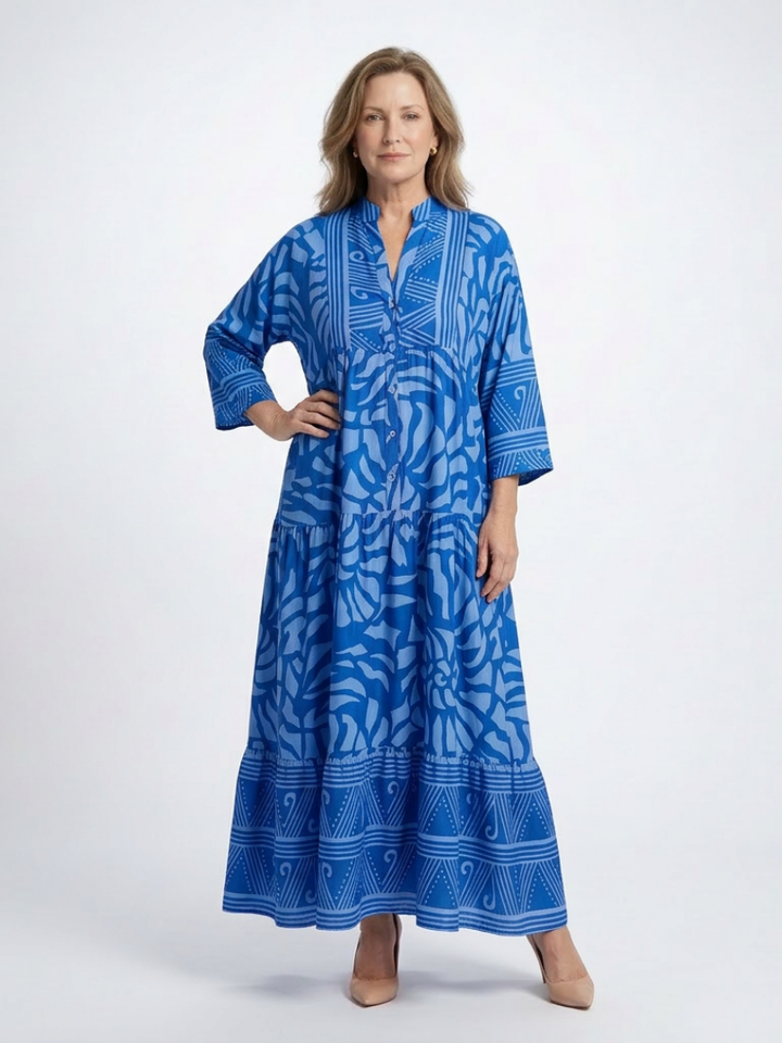 DELACROIX | Marielle Midi Button Dress