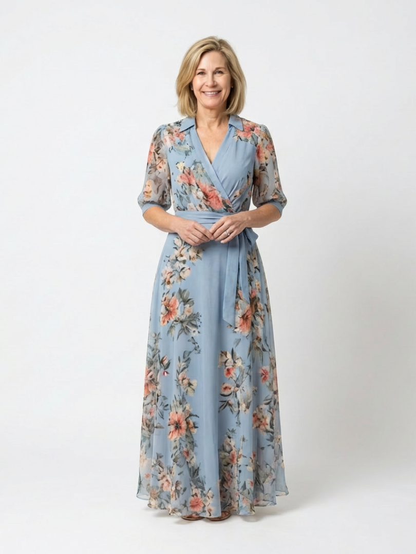 DELACROIX | Elowen Enveloping Maxi Dress