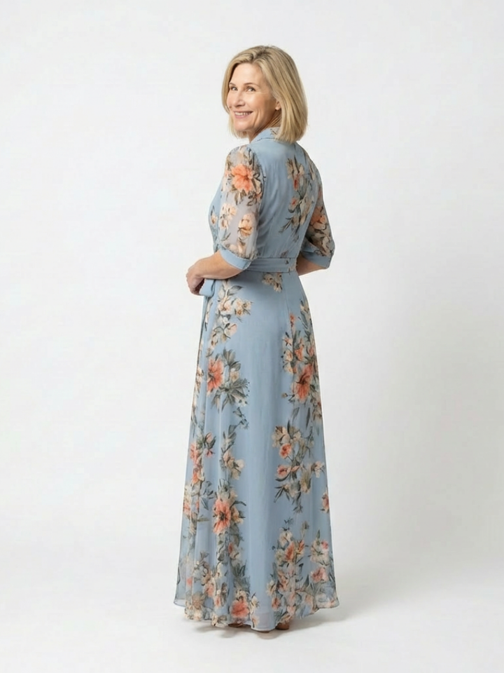 DELACROIX | Elowen Enveloping Maxi Dress