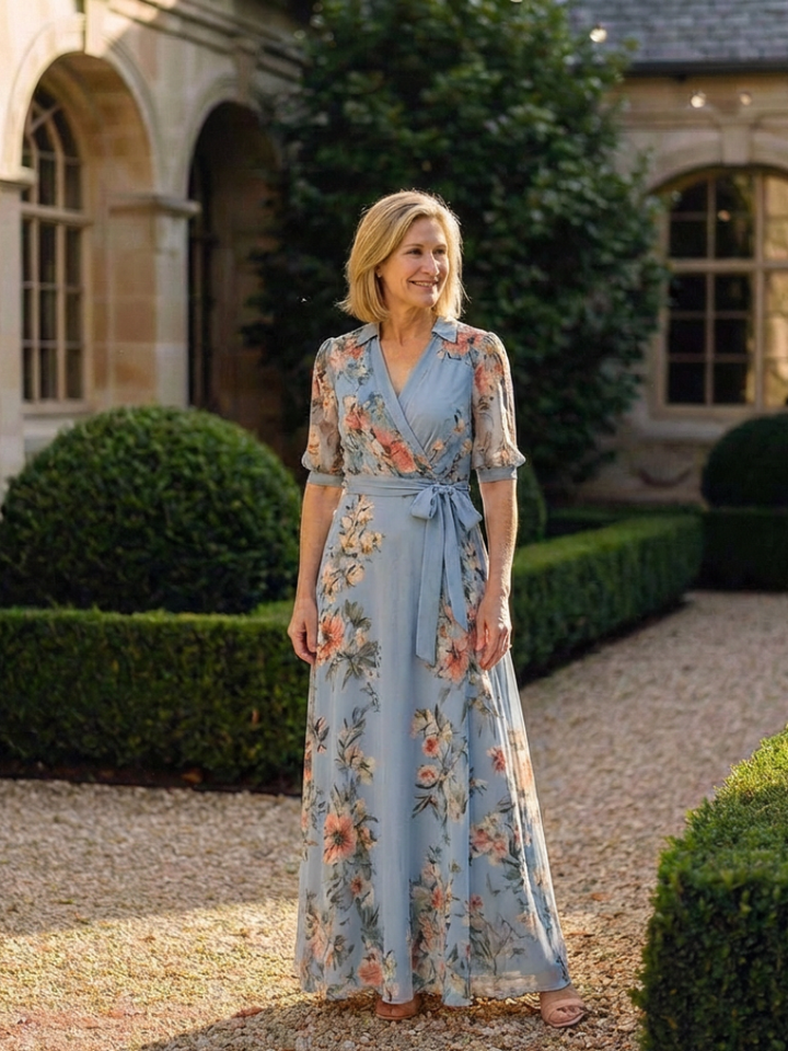 DELACROIX | Elowen Enveloping Maxi Dress