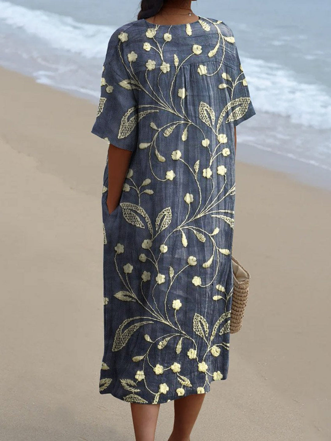 Lieke - Robe Vintage à Fleurs